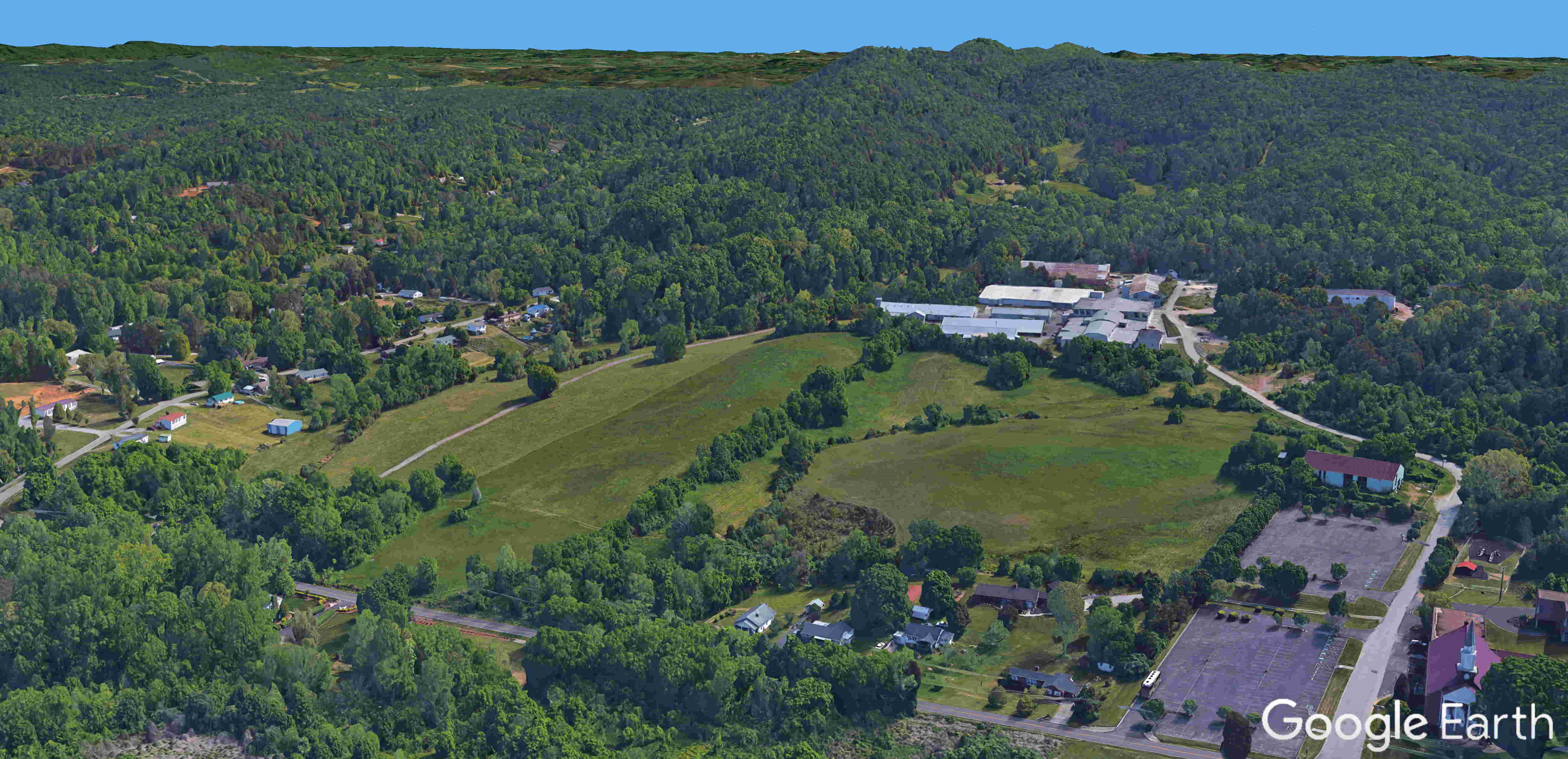 Dry Hollow before the bulldozers