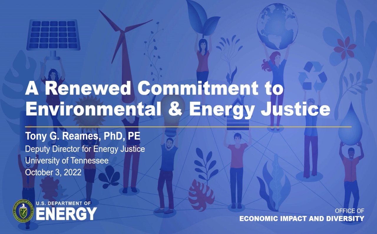 Renewed Commitment to Environmental Energy Justice