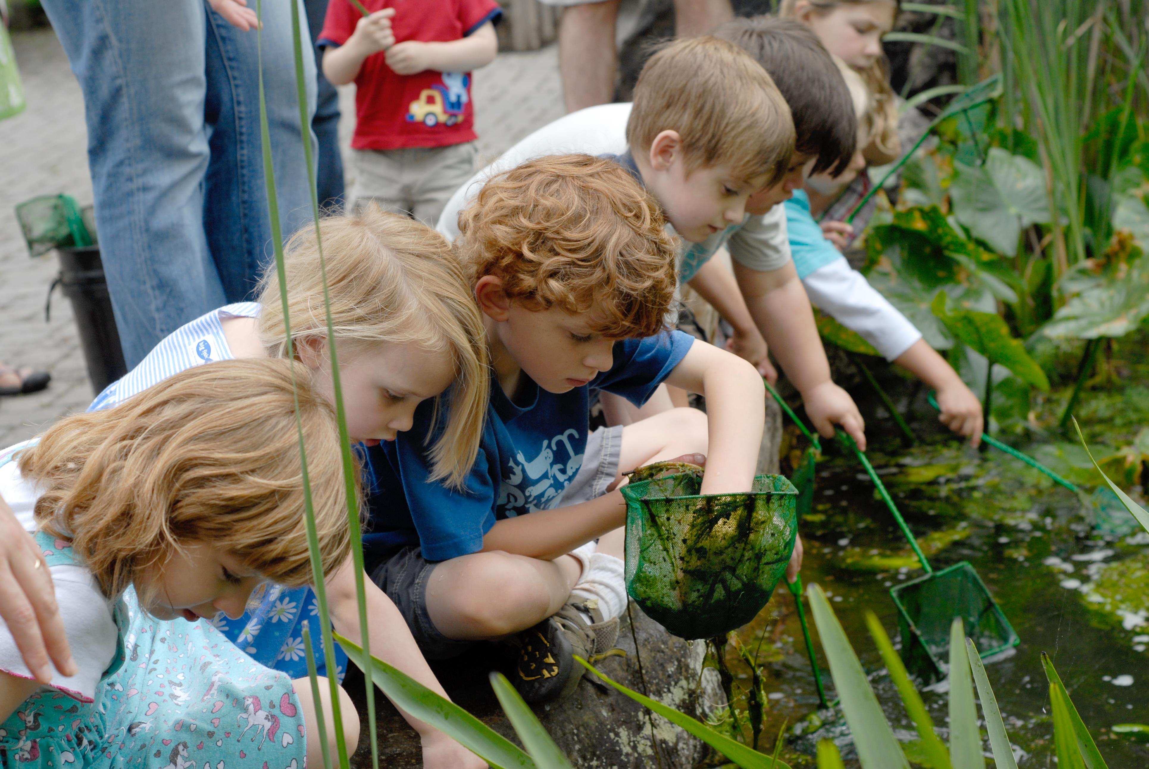 Children by Pond 300dpi